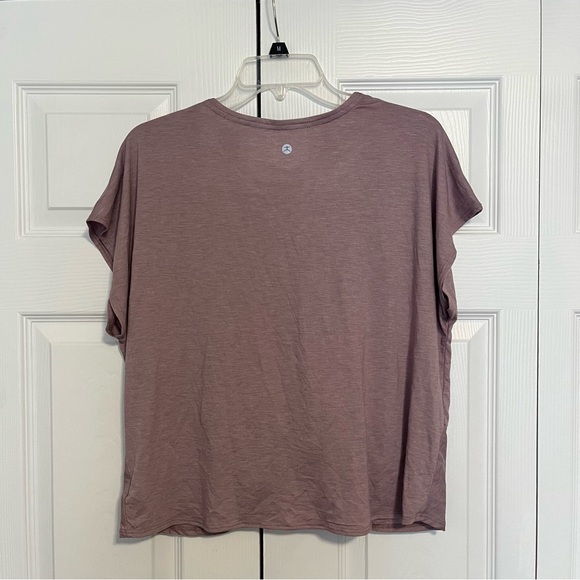 NWT Danskin size medium women’s twist front tee mauve purple - Picture 8 of 9